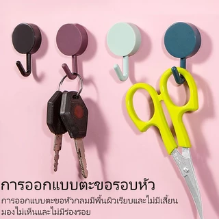 ตะขอแขวนติดผนัง ตะขอ ตะขอสี ตะขอติดผนัง ตะขอแขวนผนัง ตะขอหลากสี สำหรับตกแต่งบ้าน แขวนของใช้ หลากหลายสี ชุด ที่ 1