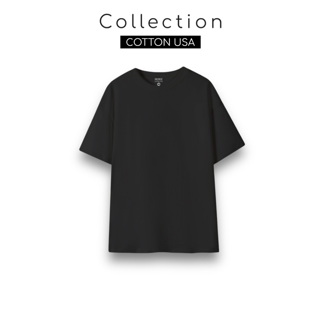 (มาแรง) MEMEE ⚡️COTTON USA ผ้าหนานิ่ม S-3XL (สีพื้นไม่มีลาย ทรงตรง) รูปที่ 2