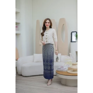 LANNA-ผ้าถุงเย็บสำเร็จแบบผูก ผ้าฝ้ายพิมพ์ลายไทยเชียงใหม่