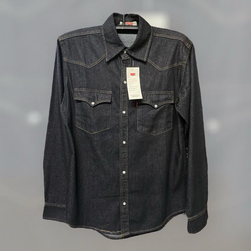 Men Shirts Jeans เสื้อเชิ้ตผ้ายีนส์ นิ่มใส่สบาย ทรงสลิม เข้ารูป สำหรับผู้ชายครับ ราคา ถูกที่สุด ดีลบีเคเค