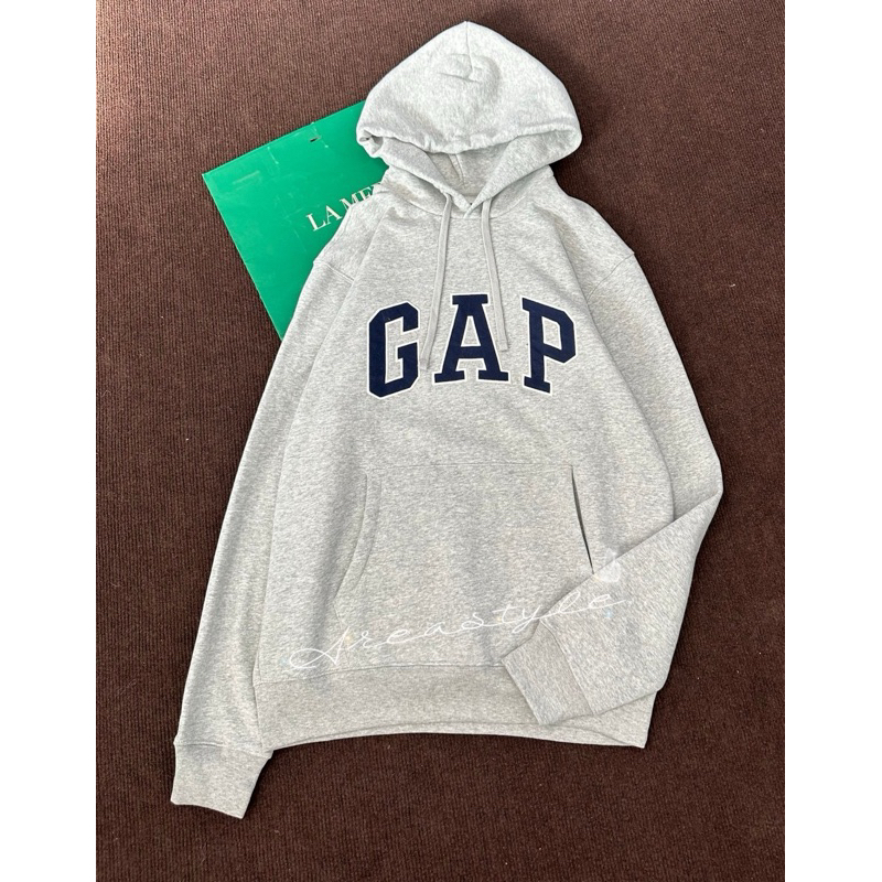 GAP Hoodie Sweatshirt เสื้อแขนยาว ผ้ายืด ทรงใส่หลวมๆ ใส่ได้ทั้งชายและหญิง งานแท้