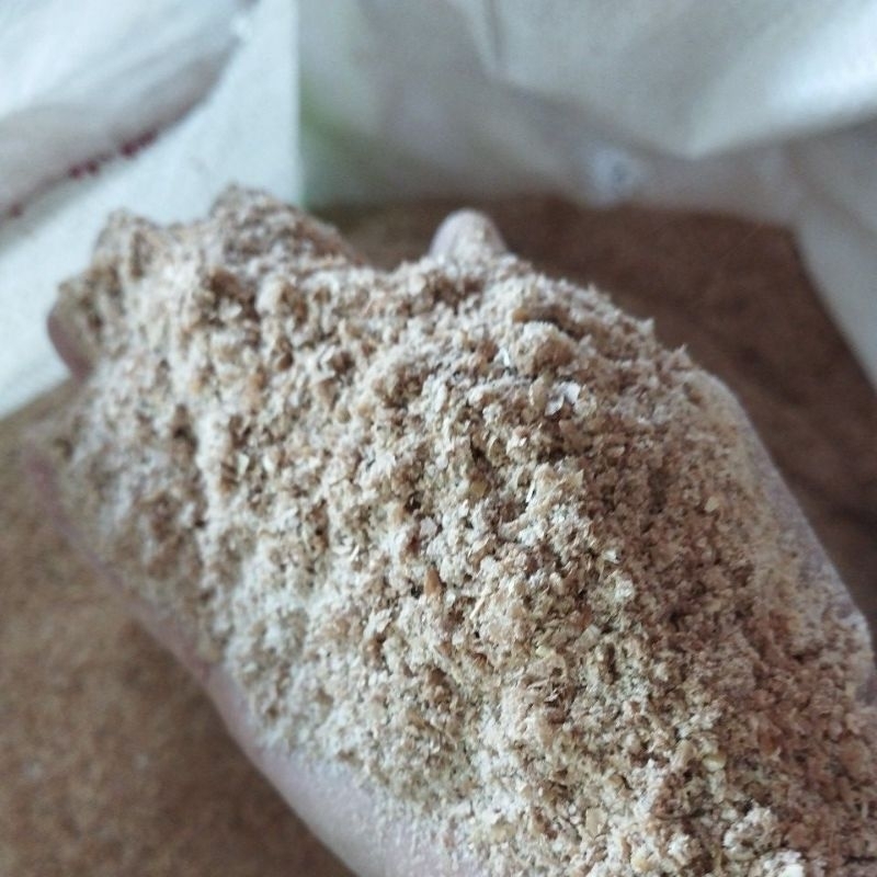 รำข้าวสาลีหยาบ100%สำหรับสัตว์เลี้ยง อาหารหนอนนก หนอนแว้ค ไก่ไข่ หมู