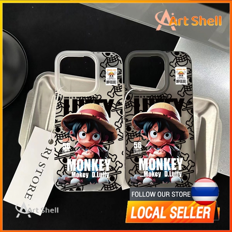 เคสไอโฟน iPhone 15 14 13 เคส ไอโฟน11 12 ProMax 7 8Plus X XSMax XRรุ่นคิวลูฟี่เคสโทรศัพท์มือถืออะคริลิคใส กันกระแทก ส่งจา