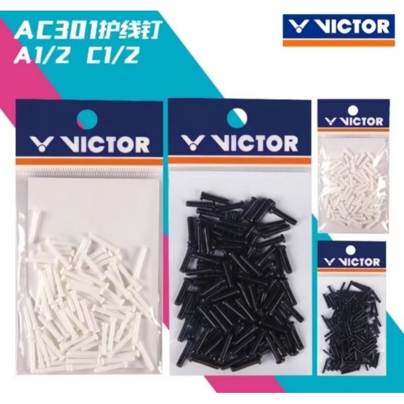 🛒(พร้อมส่ง) ตาไก่ Victor (ปั๊มโลโก้-ตาไก่กลม) อุปกรณ์เสริมสำหรับไม้แบด สินค้ารับประกันของแท้ 💯%