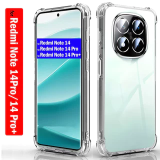 เคสใส กันกระแทก สำหรับ Xiaomi Redmi Note15 Note15Pro Plus / Poco M8Pro Redmi Note14 Note14Pro Plus Poco X7 เคส ใส