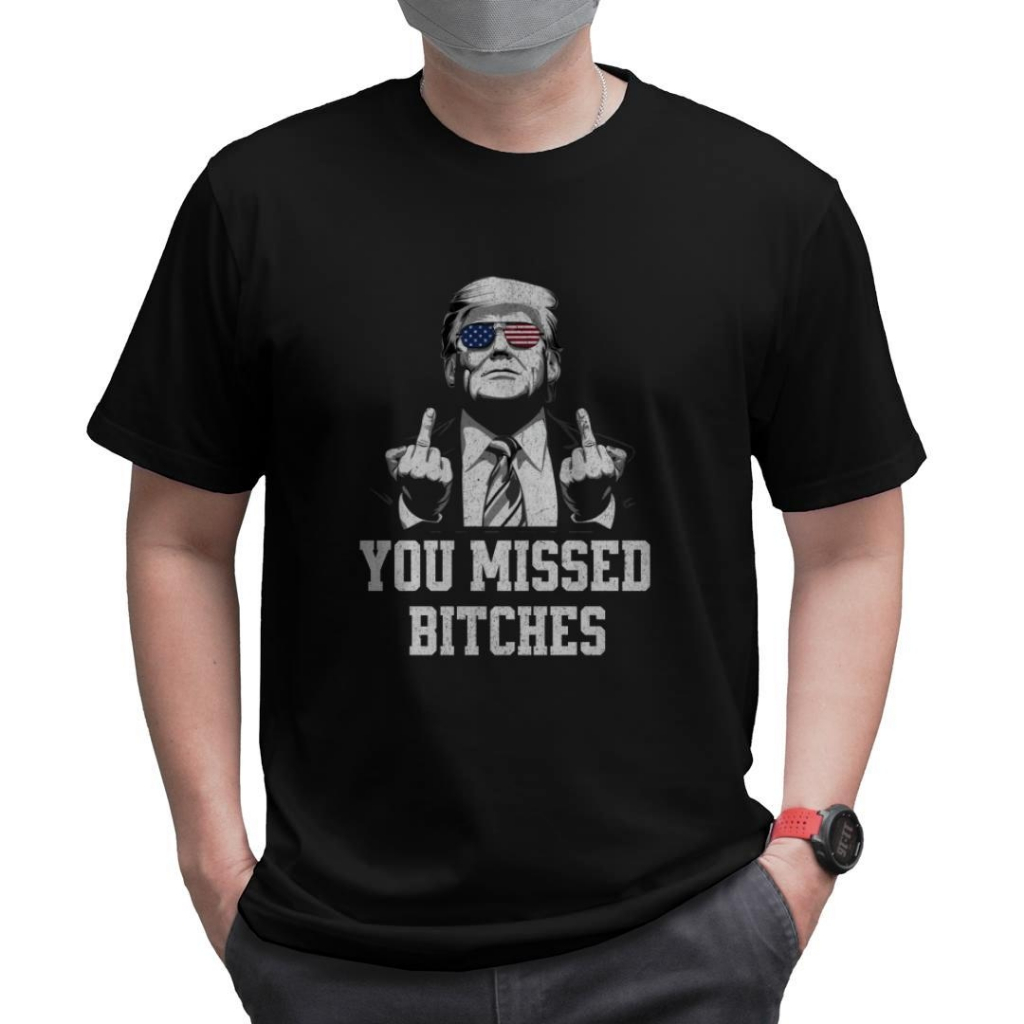 "เสื้อยืด" คอกลม ผ้าคอตตอน100% |ลุงทรัทป์F***
