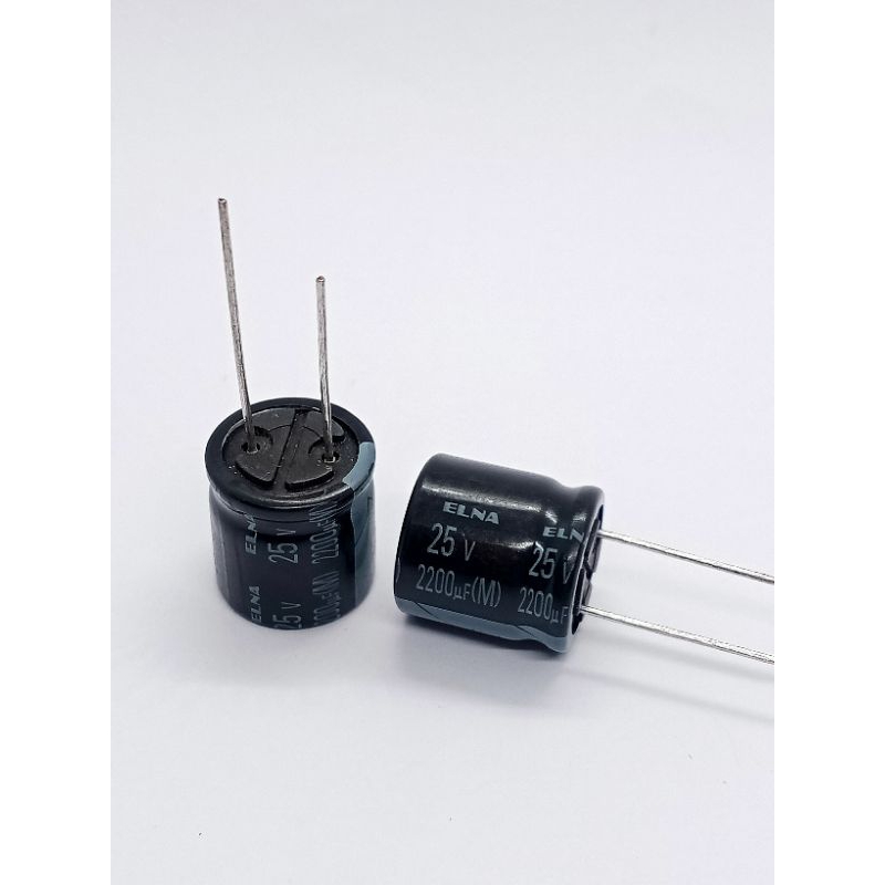 (แพ็ค3ตัว) คาปาซิเตอร์ 2200uF 25V. 105C°ขนาด 16×17mm. Capasitor 2200uF 25V. ตัวเก็บประจุ พร้อมส่ง