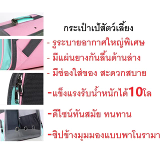 กระเป๋าเป้สัตว์เลี่ยง ใบหญ่มาก กระเป๋าแมว เป้น้องหมา กระเป๋าสุนัข กระเป๋าเลี้ยงสัตว์