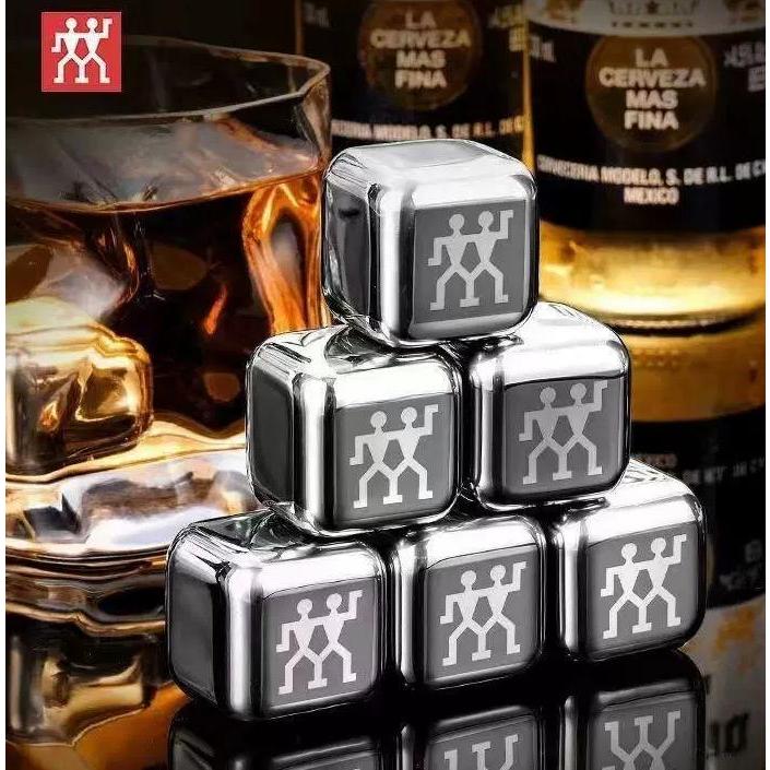 German Zwilling stainless steel ice cube mold ice grain 304 food-grade capacity metal system frozen ice grid gods