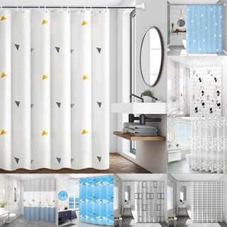 ผ้าม่านห้องน้ำ, ผ้าม่านพลาสติก, 100*200cm/150*200cm/200X200c…