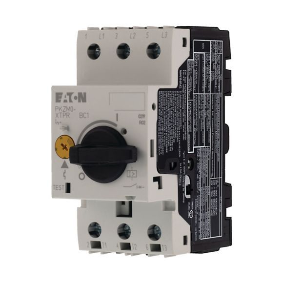 EATON  Model : PKZM0-6,3 - Motor-protective circuit-breaker, 2.2 kW, 4 - 6.3 A, Screw terminals