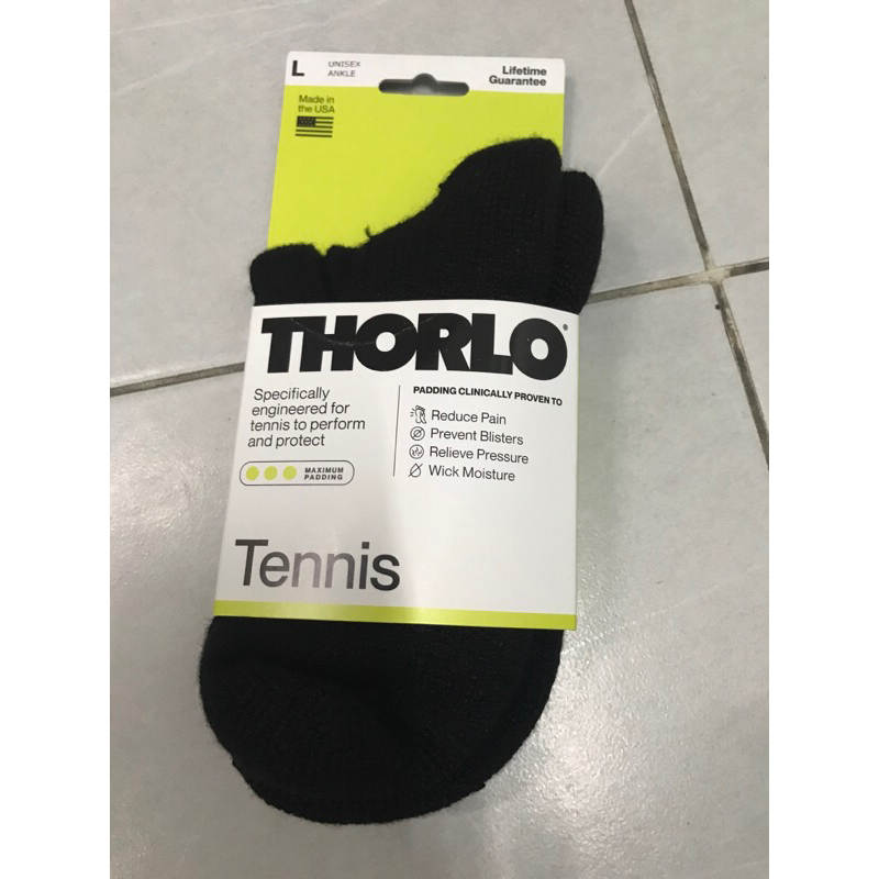 ถุงเท้าใส่เล่นเทนนิสTHORLOข้อสั้น เหนือตาตุ่มประมาณ 1