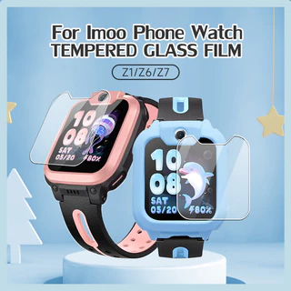 ฟิล์ม imoo Z1/Z6/Z7 SmartWatch CLEAR/ป้องกันสีม่วง 2.5D กระจกนิรภัยฟิล์มหน้าจอป้องกัน