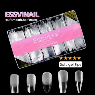 จัดส่งทันที ♡ ESSVINAIL Soft gel tips เล็บปลอมทรงสวย ต่อเนียน ไม่แตกง่าย 500 ชิ้น