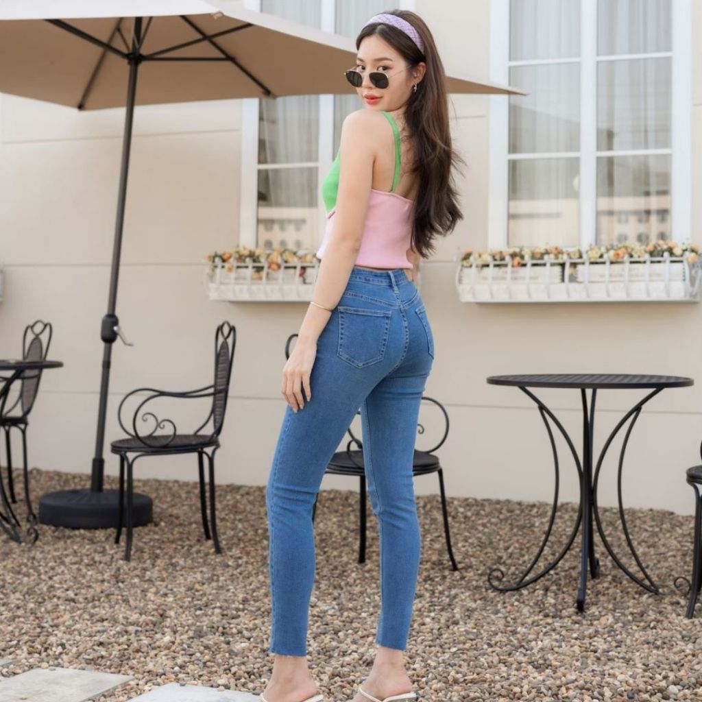 กางเกงยีนส์ POSS SKINNIE BA04 BA-5 BA-6 BA21 BA22  ทรงสกินนี่ เอวสูง