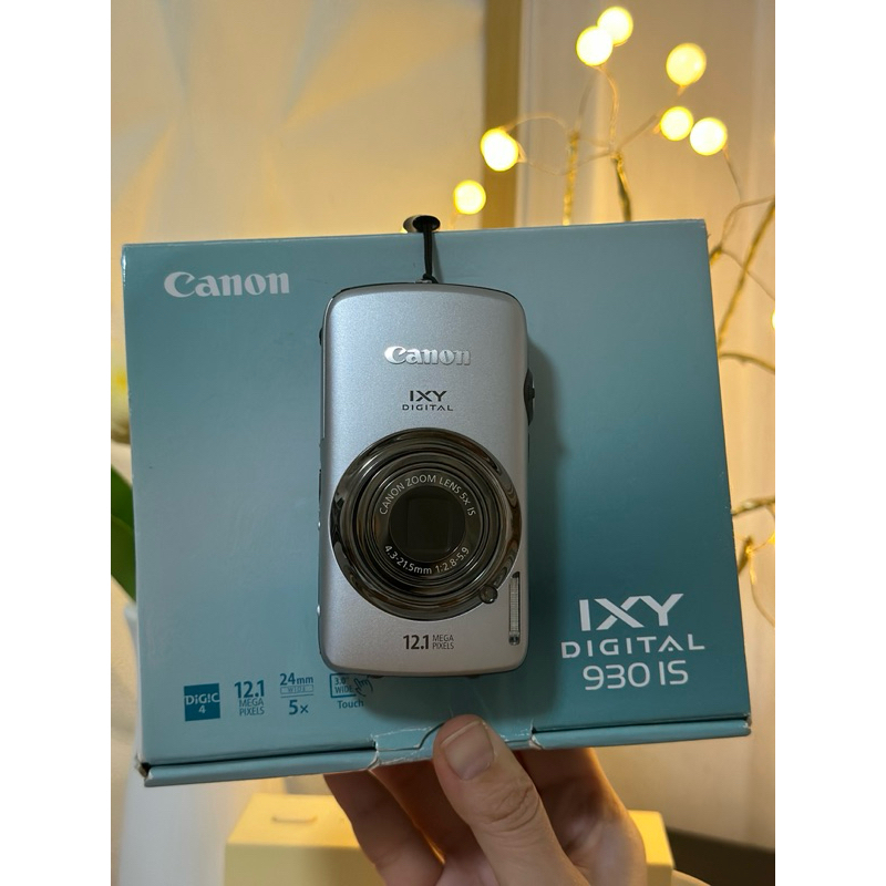 Canon IXY930is สีเงิน อุปกรณ์ครบกล่อง สภาพ 98%