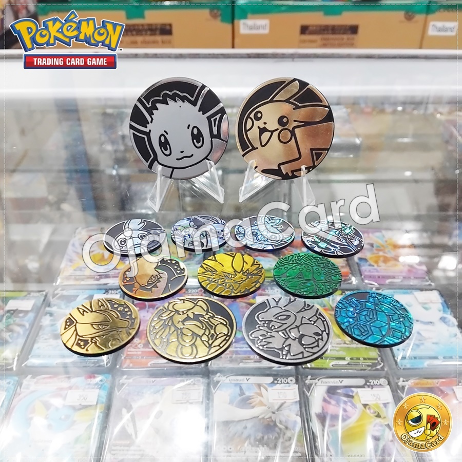 Pokémon TCG Official Coin | เหรียญโปเกม่อน ใช้สำหรับเล่นหรือสะสม (Mini Size)「1 Coin」
