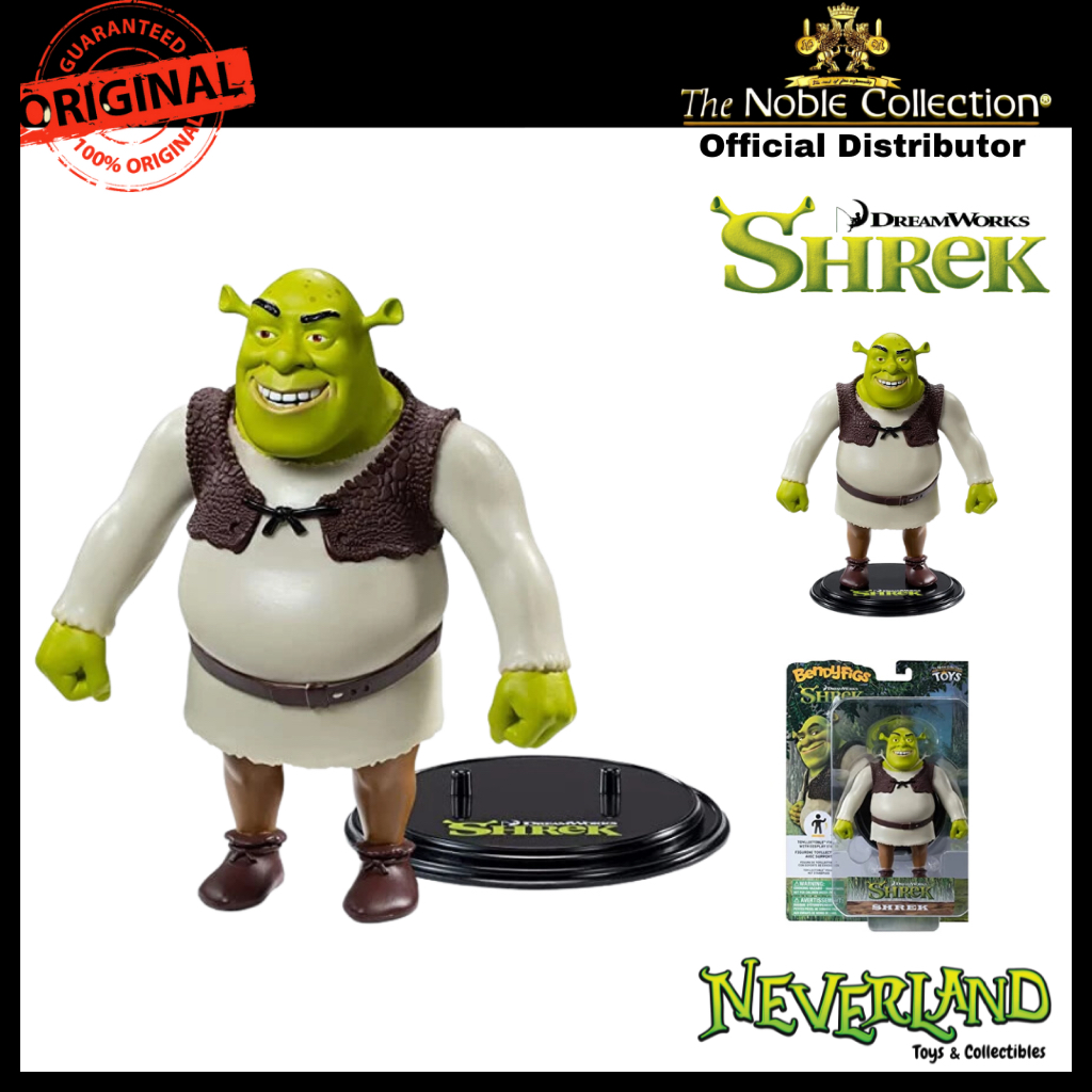 (Sold Out) Shrek Bendyfig Action Figure Noble Collection