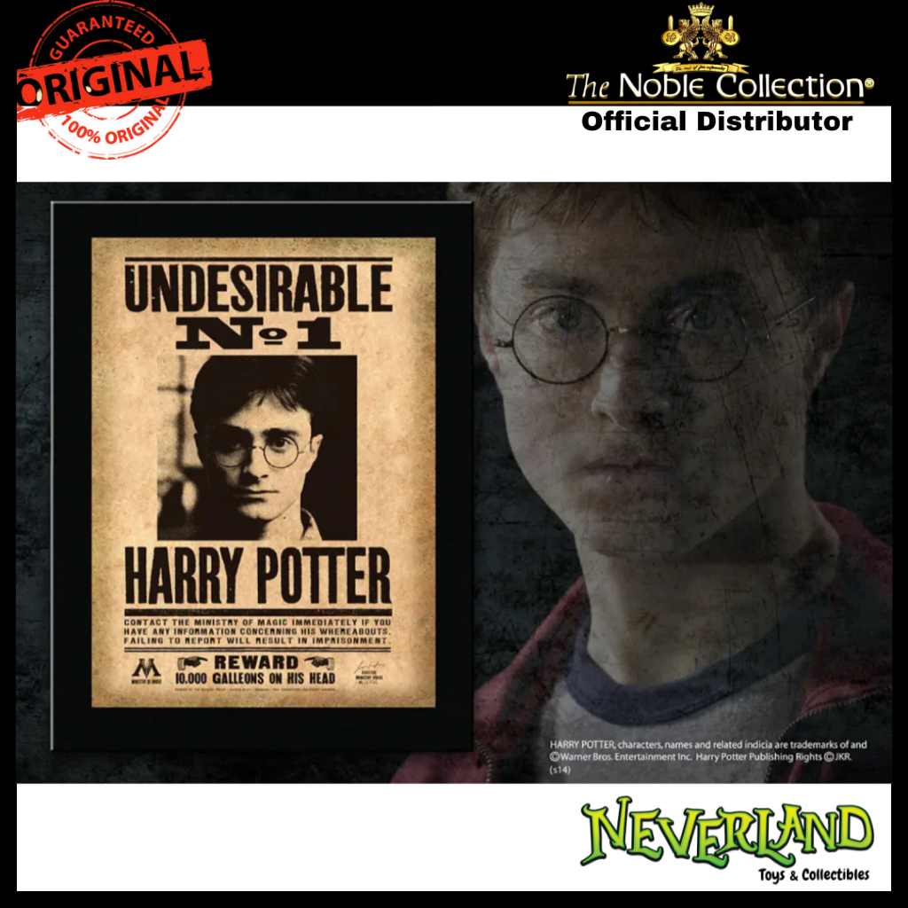 Harry Potter Undesirable No1 Wooden Wall Plaque by Noble Collection