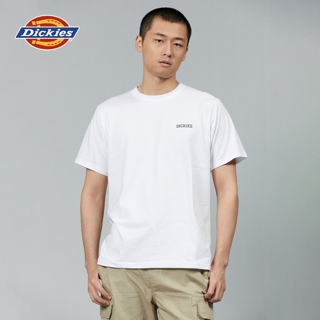 DICKIES MEN'S TEE SS - WHITE  เสื้อ เสื้อยืดพิมพ์ลาย เสื้อยืดแขนสั้น ผู้ชาย