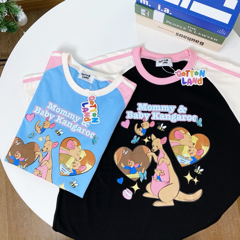 SIS.ON | พร้อมส่ง เสื้อยืดโอเวอร์ไซส์ oversize QT จิงโจ้