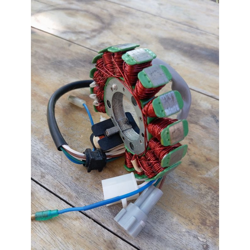 ชุดมัดไฟ คอล์ยสตาร์ทเตอร์ ฟินคอล์ย Yamaha TTR225 serow 225 st225  SR150 สินค้าเป็นมือ 1