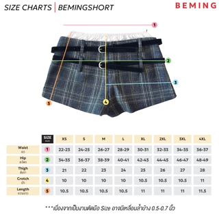 (พร้อมส่ง)Bemingshorts029(XS-4XL) - Belted check กางเกงขาสั้นลายสก๊อตสุดชิค มาพร้อมดีเทลสายเข็มขัด 2 ชั้น