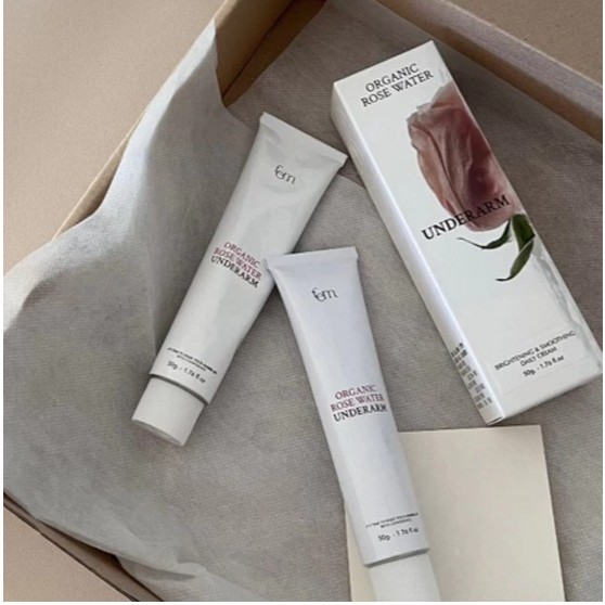 เฟ็ม ออร์แกนิก โรส วอเทอร์ อันเดอร์อาร์ม 1 หลอด ครีมทารักแร้เฟ็ม FEM ORGANIC ROSE WATER UNDERARM