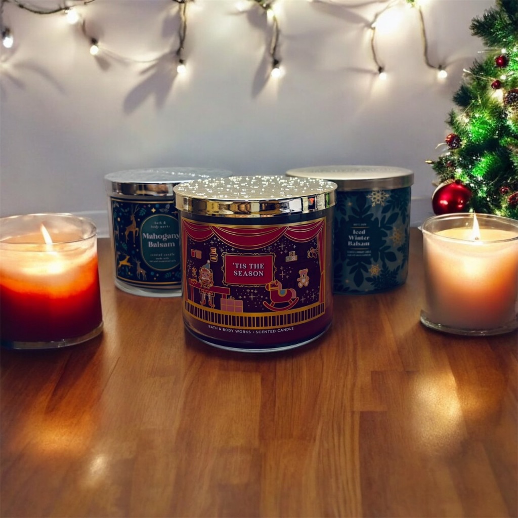 Bath & Body Works Scented 3-Wick Candle 411 g (14.5 oz ) Bath and Body Works เทียนหอม จากอเมริกา