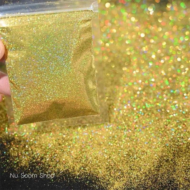 Glitter Powder (ผงขัดกลิตเตอร์โฮโรแกรม) 3g.กลิตเตอร์สะท้อนแสงแต่งเล็บ 🇹🇭(พร้อมส่ง) - รูปที่ 3