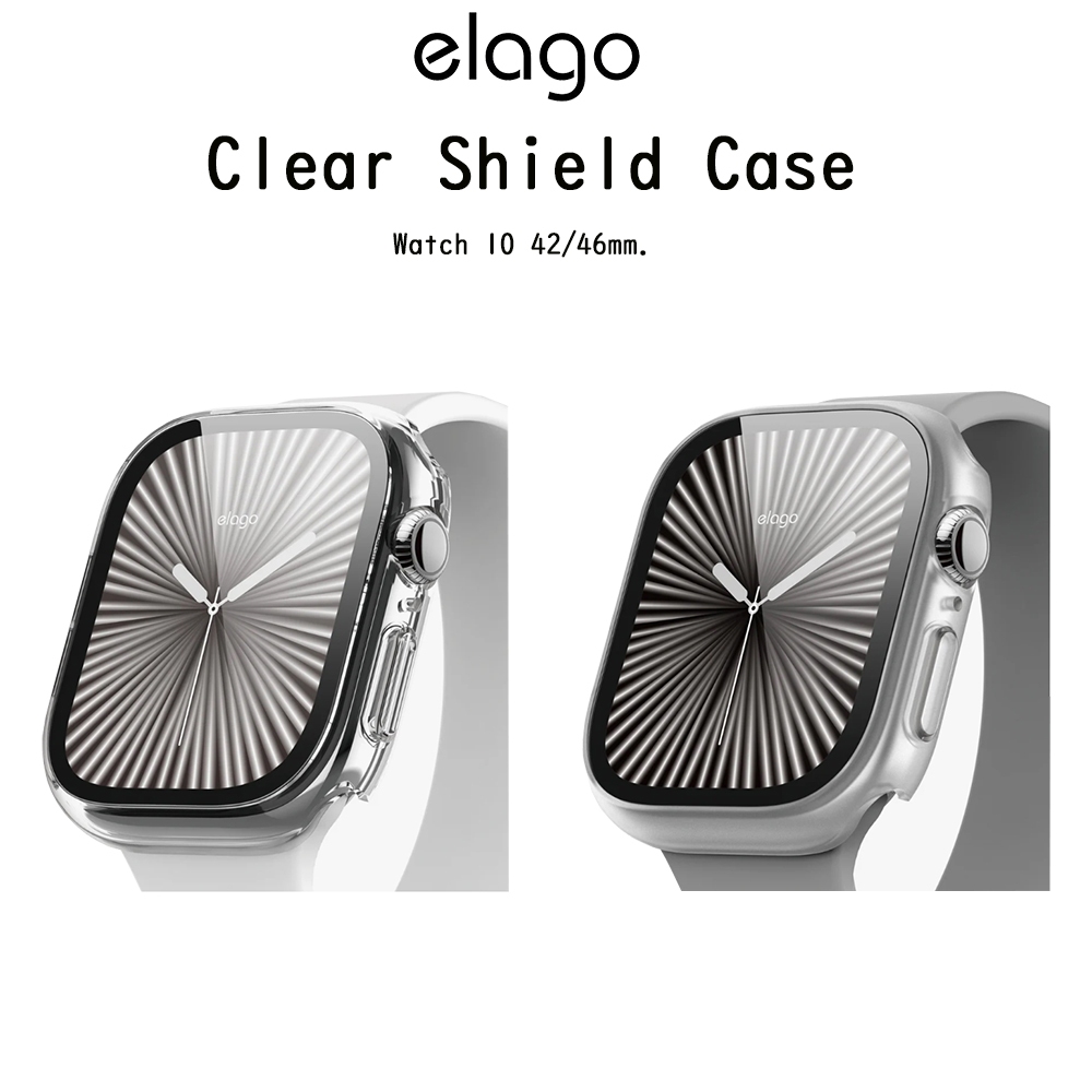 ELAGO Clear Shield Case เคสใสกันกระแทกเกรดพรีเมี่ยมจากอเมริกา เคสสำหรับ Watch 10 ขนาด 42/46 mm. (New)