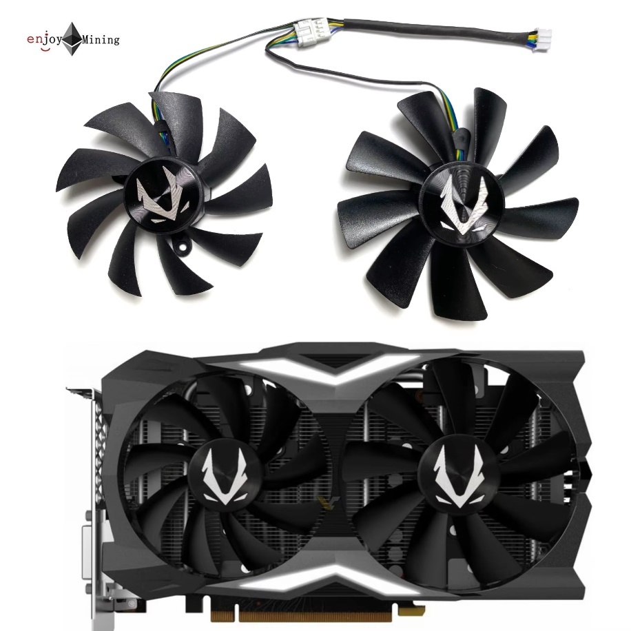 พัดลมการ์ดจอ ZOTAC RTX 2060 2070 2070S MINI Destroyer Fan GA92S2H/GAA8S2U