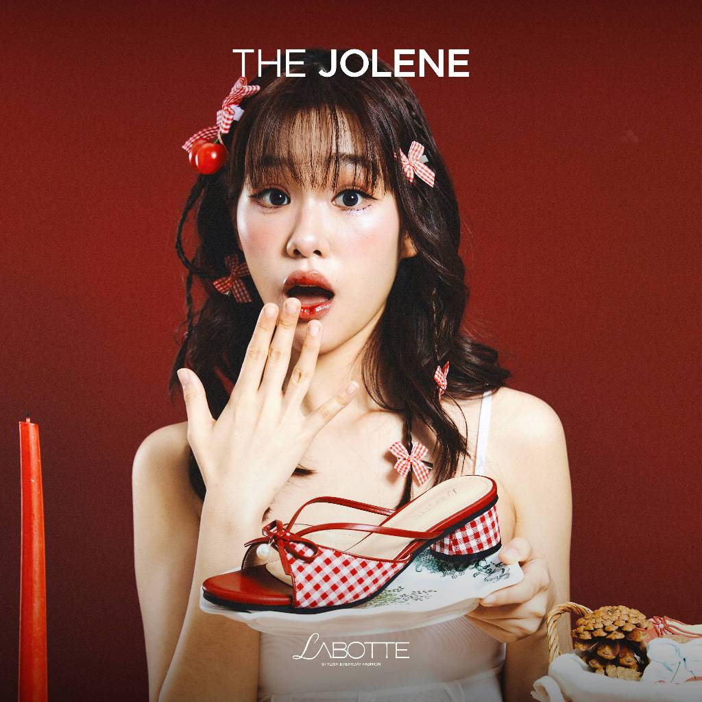 The Jolene - Labotte.bkk ส้นสูงลายตาราง ส้นสูงลายสก็อต (809-1)