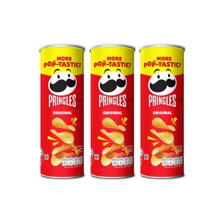 [3 ชิ้น] Pringles Potato crisps original พริงเกิลส์ ออริจินอล 102 กรัม