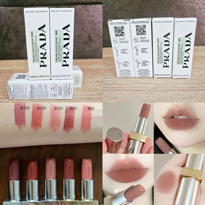 แท้ Prada Monochrome Hyper Matte lipstick