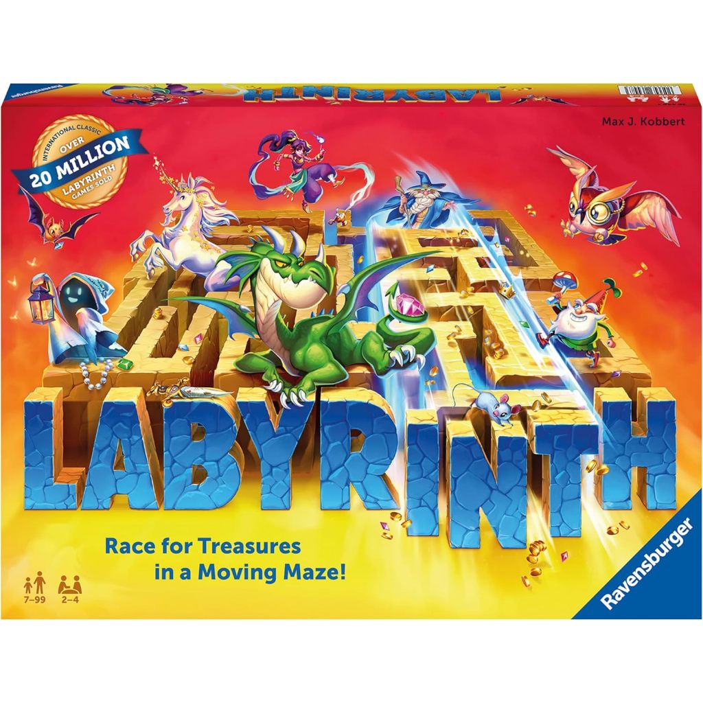 Labyrinth: Race for Treasures in a Moving Maze! [BoardGame]