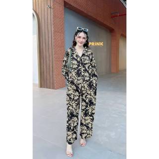 🍒0461/33🍒สอบถามก่อนสั่งนะค่ะ 👗ชุดเซ็ท ผ้าไหมญี่ปุ่น พิมพ์ลาย…