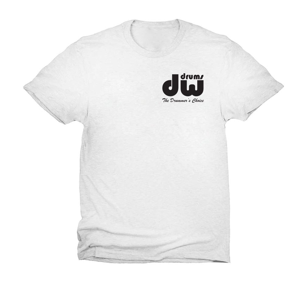 DW DRUM 002 เสื้อยืด นักดนตรี กลอง เพลง T SHIRT ผ้า COTTON100% NO.32 SIZE M-3XL