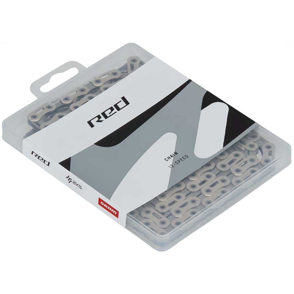 โซ่จักรยาน SRAM Red E1 Flattop 12-Speed Silver Chain + PowerLock เบา ทนทาน ประสิทธิภาพสูงสุด