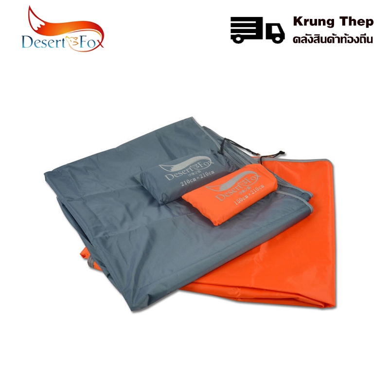 Desert Fox เต็นท์กันน้ำชั้น Tarp เสื่อปิกนิก Ultralight พ็อกเก็ตเต็นท์ Footprints Beach Tarp พร้อมกร