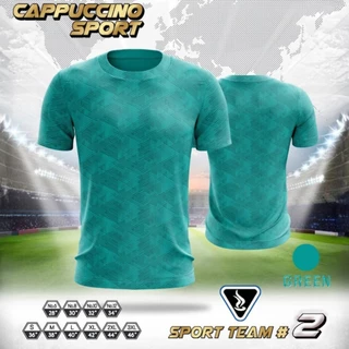 เสื้อกีฬา cappuccino Sport team #2 - Sport team #3 เสื้อกีฬา ผ้าโพลีเอสเตอร์ น้ำหนักเบา สวมใส่สบาย ระบายอากาศได้ดี