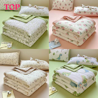 ผ้านวม ผ้าฝ้ายอัพเกรด+ไส้เส้นใยถั่วเหลือง ระบายอากาศดี