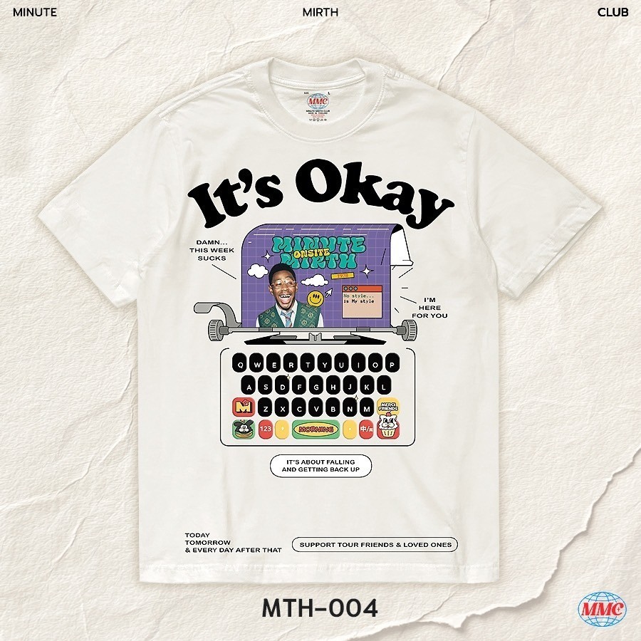 Power7 x Minute Mirth เสื้อยืดสตรีทแฟชั่น คอลเลคชั่นใหม่จากแบรนด์ Minute Mirth (MTH-004) ราคา ถูกที่สุด ดีลบีเคเค แกลเลอรีภาพที่ 2
