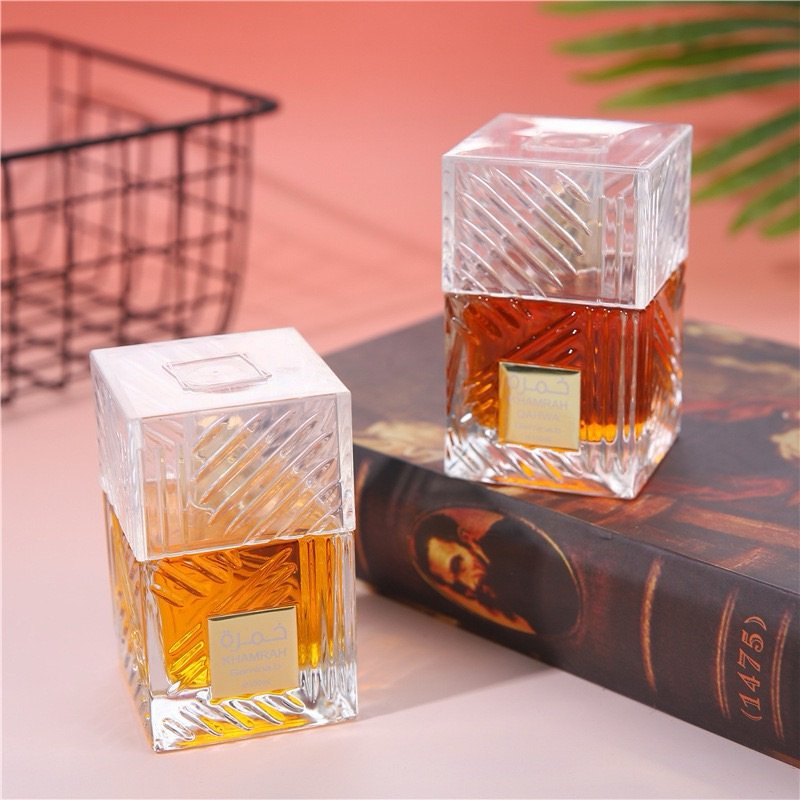 น้ำหอม KHAMRAH 100ml น้ำหอมอาหรับ กลิ่นละมุนไม่ฉุน ไม่ซ้ำใคร ใช้ได้ทั้งชายหญิง