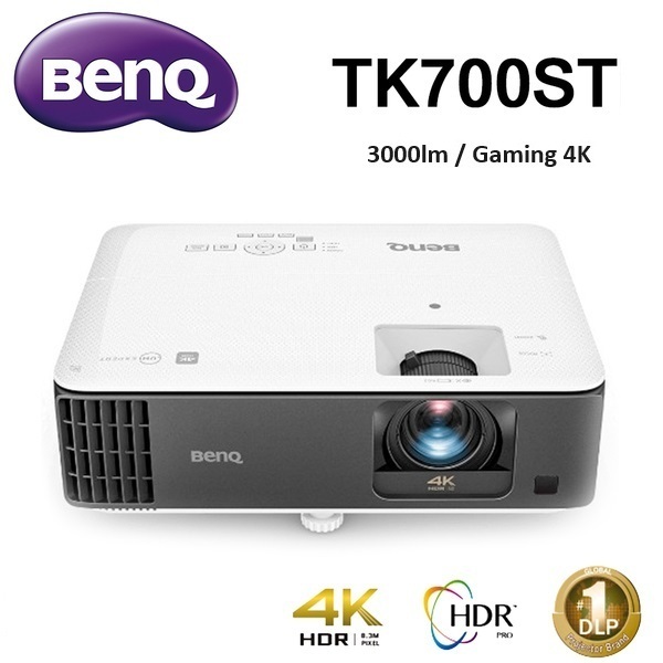 BenQ TK700ST 4K HDR Gaming Projector | 4K 60Hz 16ms Low Input Lag | 1080p 240Hz รับประกัน 3 ปี
