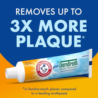 นำเข้า 🇺🇸 “ฟันขาวมั่นใจ ลมหายใจสดชื่น กับคู่หู ARM & HAMMER และ TheraBreathพร้อมดูแลครบสูตรในหลอดเดียว