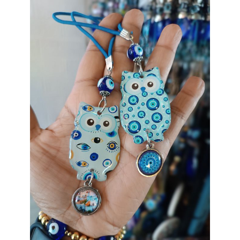 Evil Eye Owl แขวนกระเป๋า แขวนรถ