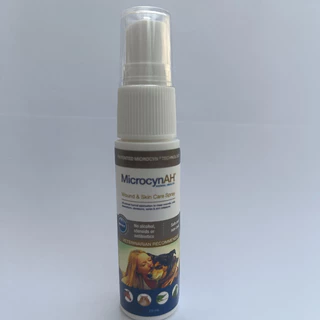 MicrocynAH 20ml(หมดอายุหลังจากการเปิดใช้1เดือน)สินค้าของแท้ ฉลากไทยสเปรย์พ่นแผลใช้ได้ในสัตว์ทุกชนิด ทุกช่วงอายุ