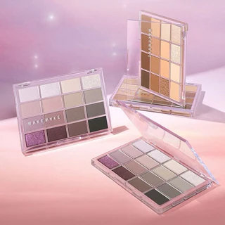 (กดในไลฟ์ลด40%) WAKEMAKE Soft Blurring Eye Palette พาเลท 16 ช่อง เนื้อนุ่มละเอียด ติดทน