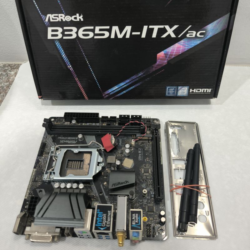Asrock B365m itx/ac มือสอง ขายตามภาพ *ไม่มีรับประกัน